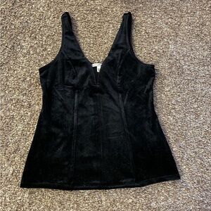Express Black Velvet Women's Camisole Top